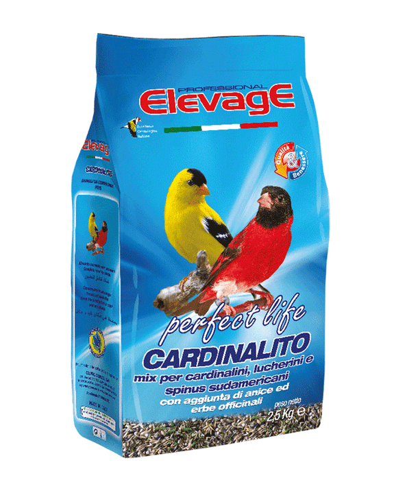 Cardinalito-Siskin Seedmix with Herbs 2.5kg/5.5lbs