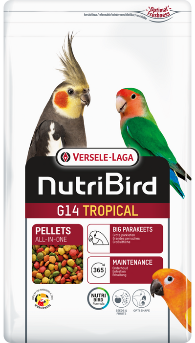 NutriBird Tropical G14- 10kg/22lbs