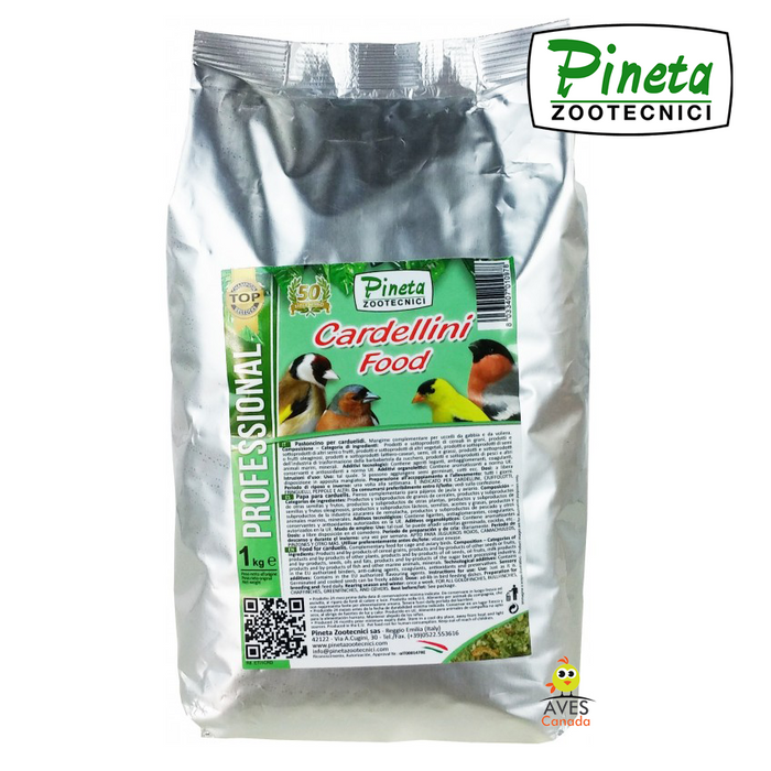 Cardellini Food - Goldfinch/Siskin softfood 1kg/2.2lbs